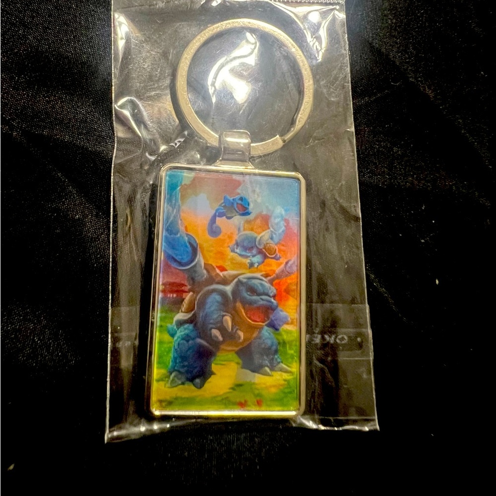 Holographic Pokémon keychain